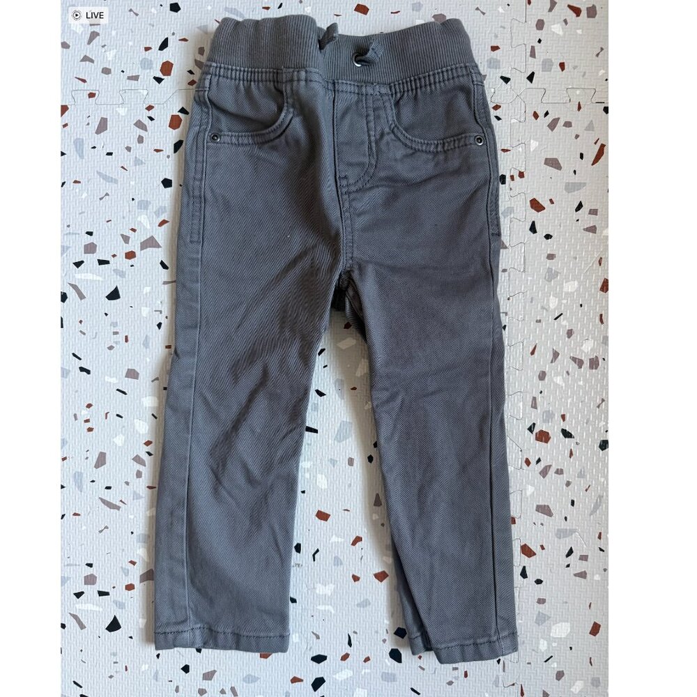 Hanna Andersson Grey Cotton Trousers / Pants